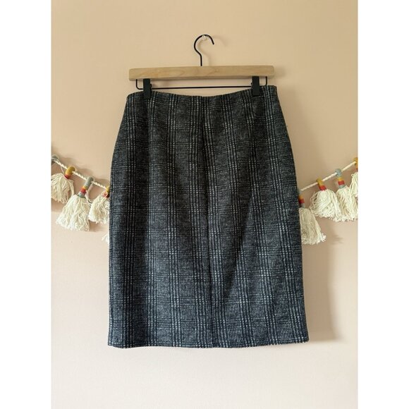 Weekend Max Mara Wool Plaid Blazer And Skirt Suit Preppy Academia Careerwear M - Picture 6 of 13